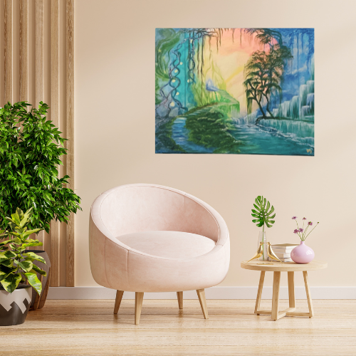 Acrylmalerei Dein Neuanfang