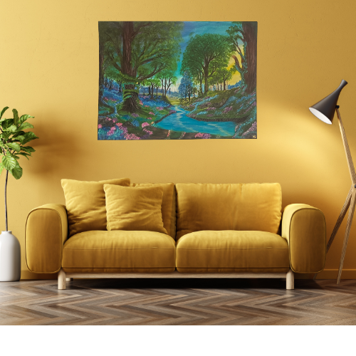 Acrylmalerei Gelassenheit