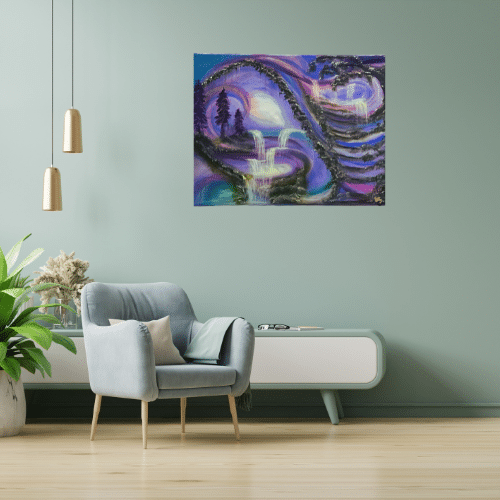 Acrylmalerei Phantasie World