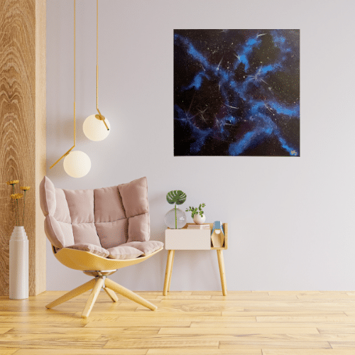 Acrylmalerei Universum